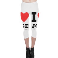 I Love Jose Capri Leggings  by ilovewhateva