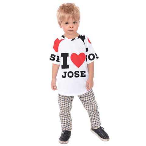 I Love Jose Kids  Raglan Tee by ilovewhateva