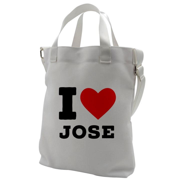 I love jose Canvas Messenger Bag