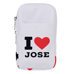 I Love Jose Waist Pouch (small) by ilovewhateva