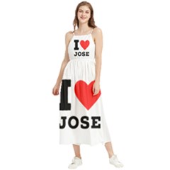 I Love Jose Boho Sleeveless Summer Dress by ilovewhateva