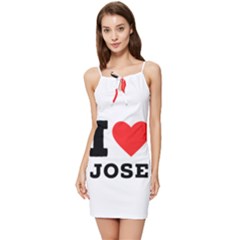 I Love Jose Summer Tie Front Dress by ilovewhateva