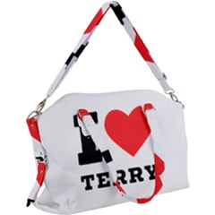 I Love Terry  Canvas Crossbody Bag by ilovewhateva