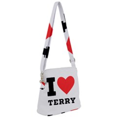 I Love Terry  Zipper Messenger Bag by ilovewhateva