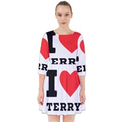 I Love Terry  Smock Dress