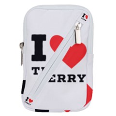 I Love Terry  Belt Pouch Bag (small) by ilovewhateva