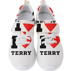 I Love Terry  Men s Velcro Strap Shoes by ilovewhateva