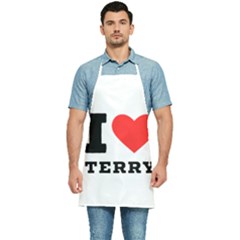 I Love Terry  Kitchen Apron by ilovewhateva