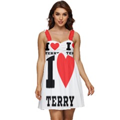 I Love Terry  Ruffle Strap Babydoll Chiffon Dress by ilovewhateva