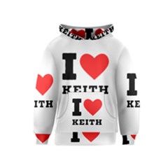 I Love Keith Kids  Pullover Hoodie by ilovewhateva