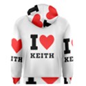 I love keith Men s Zipper Hoodie View2