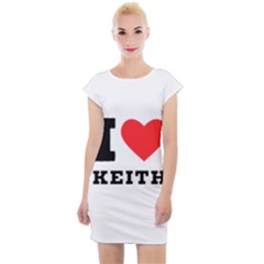 I Love Keith Cap Sleeve Bodycon Dress by ilovewhateva