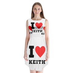 I Love Keith Sleeveless Chiffon Dress   by ilovewhateva