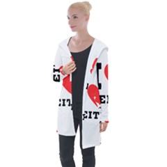 I Love Keith Longline Hooded Cardigan by ilovewhateva