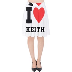 I Love Keith Velvet High Waist Skirt by ilovewhateva