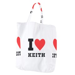 I Love Keith Giant Grocery Tote by ilovewhateva