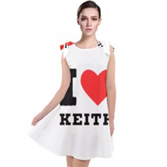 I Love Keith Tie Up Tunic Dress