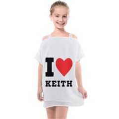 I Love Keith Kids  One Piece Chiffon Dress by ilovewhateva