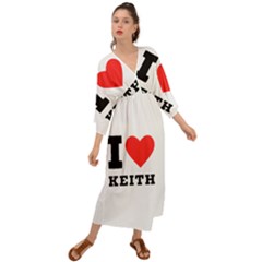 I Love Keith Grecian Style  Maxi Dress by ilovewhateva