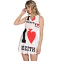 I love keith Sleeveless High Waist Mini Dress View2