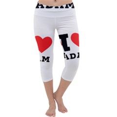 I Love Adam  Capri Yoga Leggings by ilovewhateva