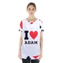 I love Adam  Skirt Hem Sports Top View1