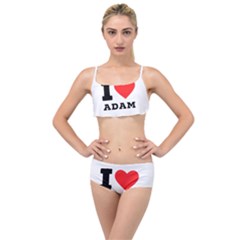 I Love Adam  Layered Top Bikini Set by ilovewhateva