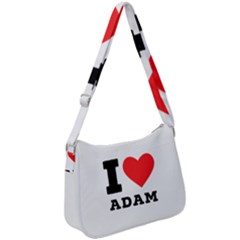 I Love Adam  Zip Up Shoulder Bag by ilovewhateva