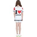 I love Adam  Kids  Tee And Sports Shorts Set View2