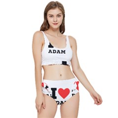 I Love Adam  Frilly Bikini Set by ilovewhateva