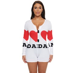 I Love Adam  Long Sleeve Boyleg Swimsuit by ilovewhateva