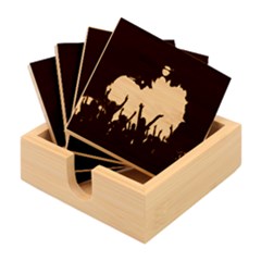 Cheers Bamboo Coaster Set