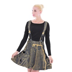 Circuit Suspender Skater Skirt by nateshop