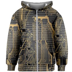 Circuit Kids  Zipper Hoodie Without Drawstring by nateshop