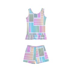 Color-blocks Kids  Boyleg Swimsuit