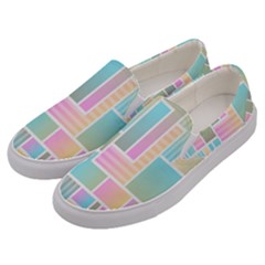 Color-blocks Men s Canvas Slip Ons by nateshop