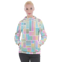 Color-blocks Women s Hooded Pullover by nateshop