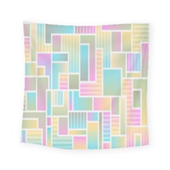 Color-blocks Square Tapestry (small) by nateshop