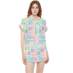 Color-blocks Chiffon Lounge Set by nateshop