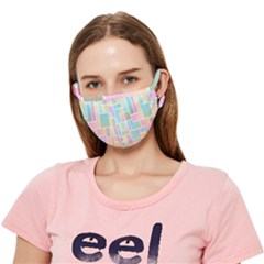 Color-blocks Crease Cloth Face Mask (adult) by nateshop