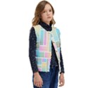 Color-blocks Kid s Short Button Up Puffer Vest	 View2