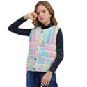 Color-blocks Kid s Short Button Up Puffer Vest	 View3