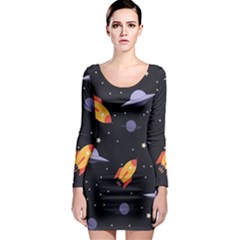 Cosmos Long Sleeve Bodycon Dress by nateshop