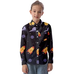 Cosmos Kids  Long Sleeve Shirt by nateshop