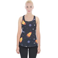 Cosmos Piece Up Tank Top by nateshop