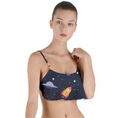 Cosmos Layered Top Bikini Top  by nateshop