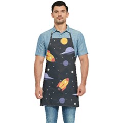 Cosmos Kitchen Apron by nateshop