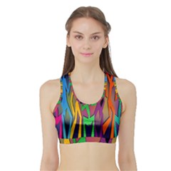 Dancing Sports Bra With Border by nateshop