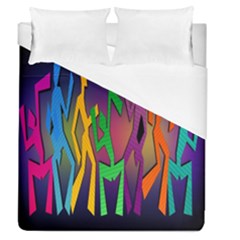 Dancing Duvet Cover (queen Size) by nateshop