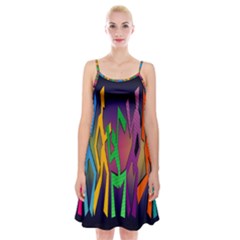 Dancing Spaghetti Strap Velvet Dress by nateshop